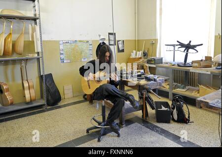 Mailand (Italien) bürgerlichen School of Violin Making Stockfoto