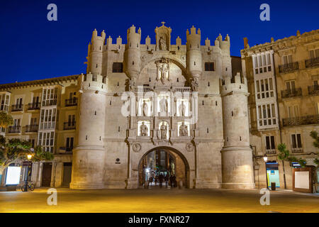 Arco de Santa Maria, Burgos, Kastilien und Leon, Spanien Stockfoto