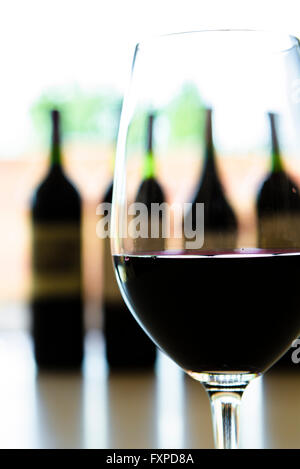 Glas Wein Stockfoto