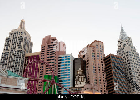 New York - New York Hotel and Casino in Las Vegas, Nevada, USA Stockfoto