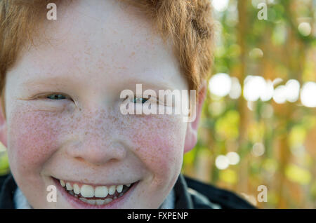 Junge, Lächeln, Porträt Stockfoto