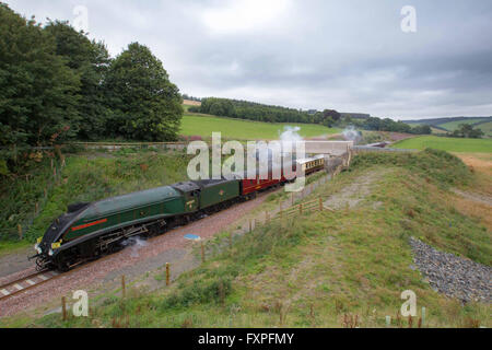 Steam Train Union of South Africa Grenzen Eisenbahn unterwegs Stockfoto