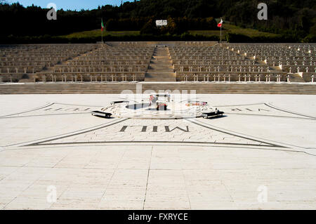 Polnischen Friedhof in WWII - Montecassino - Italien Stockfoto