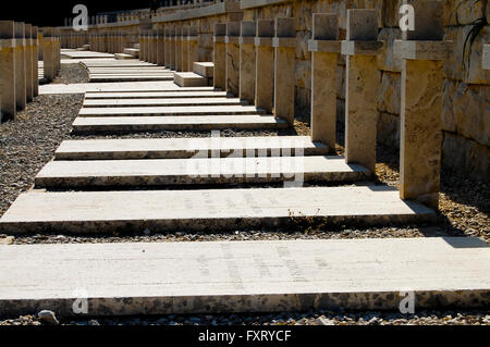 Polnischen Friedhof in WWII - Montecassino - Italien Stockfoto