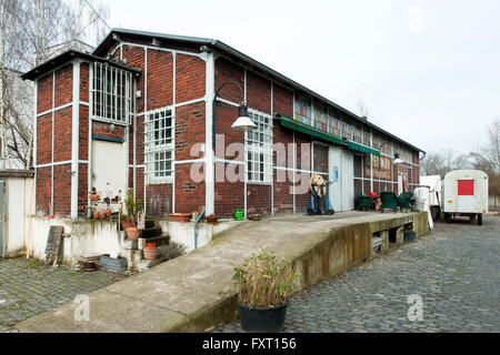 Köln, Mühlheim, Am Faulbach, "Halle am Rhein", Halle der Sozialistischen Selbsthilfe Mühlheim SSM Stockfoto