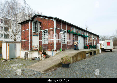 Köln, Mühlheim, Am Faulbach, "Halle am Rhein", Halle der Sozialistischen Selbsthilfe Mühlheim SSM Stockfoto