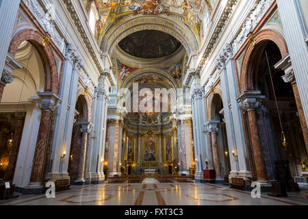 Kirche von Sant Ignazio Fuori le Mura, Interieur, Rom, Latium, Italien Stockfoto