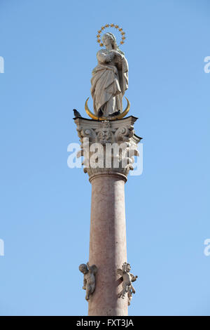 St. Anna Spalte, Innsbruck, Tirol, Österreich Stockfoto