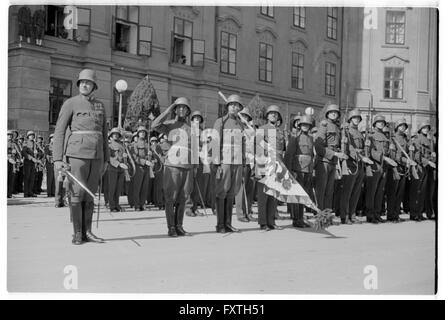 Anschluss Österreichs 1938 Stockfoto