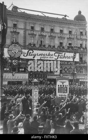 Tag des Großdeutschen Reiches in Wien Stockfoto