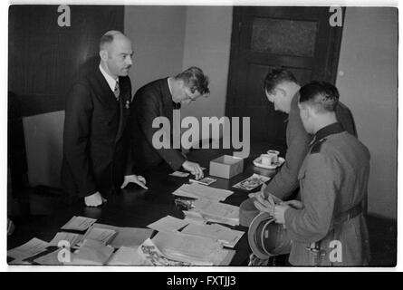 Volksbegehren April 1938 Stockfoto