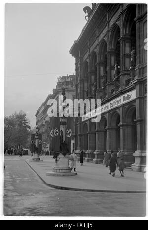 Volksbegehren April 1938 Stockfoto