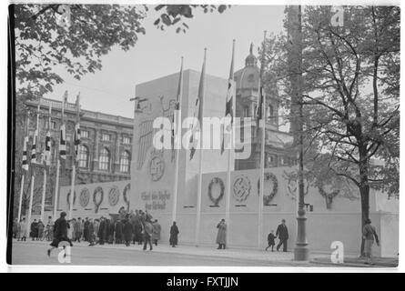 Erster Mai 1938 in Wien Stockfoto