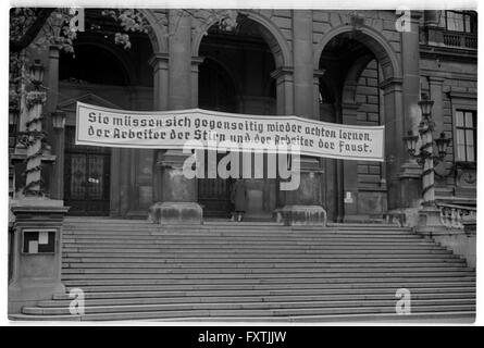 Erster Mai 1938 in Wien Stockfoto