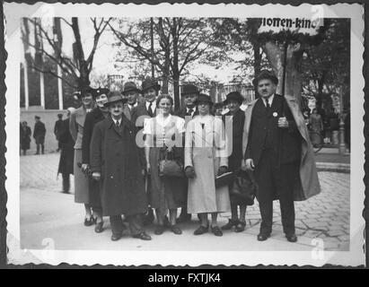 Erster Mai 1938 in Wien Stockfoto