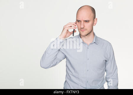 verwirrende Anruf Stockfoto