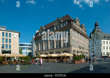 Deutschland, Nordrhein-Westfalen, Paderborn, Blick Über Den Rathausplatz, in der Mitte Das Dependance Kaufhaus Pötz, Nach Arisier Stockfoto