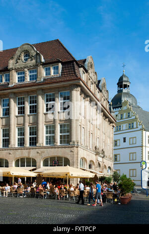 Deutschland, Nordrhein-Westfalen, Paderborn, Blick Über Den Rathausplatz, in der Mitte Das Dependance Kaufhaus Pötz, Nach Arisier Stockfoto