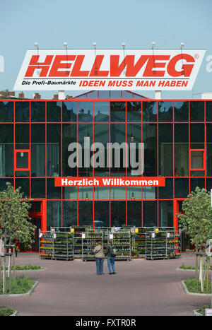 Hellweg Baumarkt, Yorckstrasse, Kreuzberg, Berlin, Deutschland Stockfoto