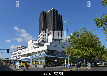 Hochhaus, Steglitzer Kreisel, Steglitz, Berlin, Deutschland Stockfoto