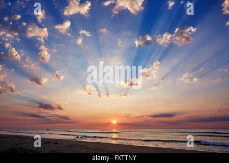 Sonnenaufgang am Cabo Pulmo, Kalifornien Stockfoto