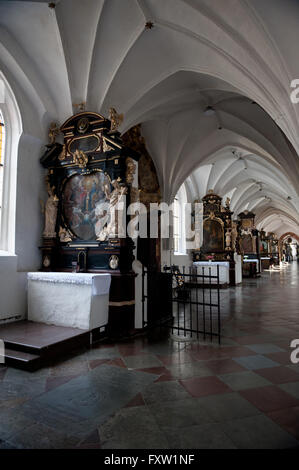 Nördlichen Seitenschiff in Gdansk Oliwa erzkathedralen Basilika der Heiligen Dreifaltigkeit, Jungfrau Maria und St. Bernard, Polen-Reise-Platz Stockfoto