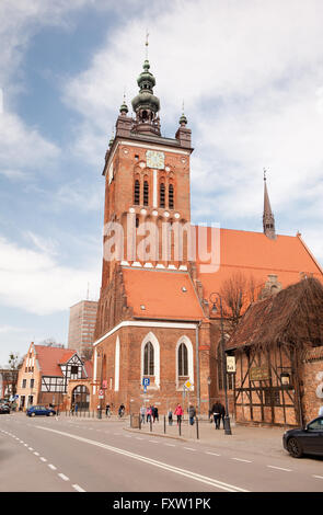 St. Catherines Church in Danzig, Polen, Europa, Polnisch Kosciol Sw. Katarzyny, die älteste Kirche in Danzig, jetzt römisch-katholische Stockfoto