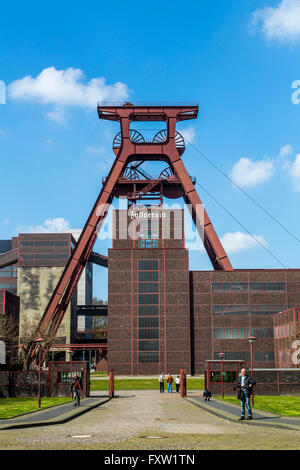 UNESCO World Heritage Site Zollverein Zeche, eine ehemaligen Zeche in Essen Deutschland, heute Teil der Route der Industriekultur Stockfoto