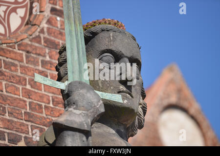 Roland, Altstaedtischer Markt, Brandenburg an der Havel, Brandenburg, Deutschland Stockfoto