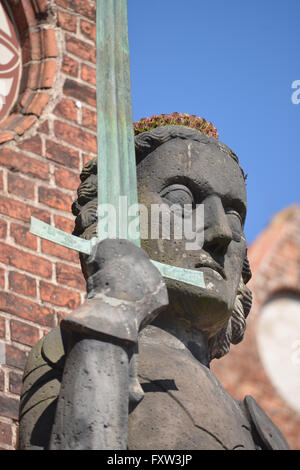 Roland, Altstaedtischer Markt, Brandenburg an der Havel, Brandenburg, Deutschland Stockfoto