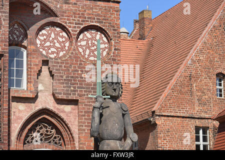 Roland, Altstaedtischer Markt, Brandenburg an der Havel, Brandenburg, Deutschland Stockfoto