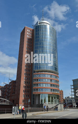 Columbushaus, Hafencity, Hamburg, Deutschland Stockfoto