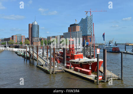 Walkede, Speicherstadt, Hafencity, Hamburg, Deutschland Stockfoto