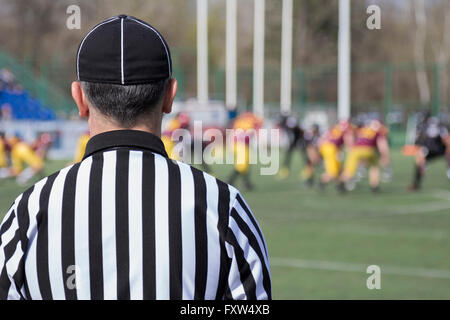 Fußball-Schiedsrichter Stockfoto