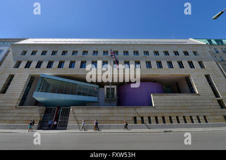 Britische Botschaft, wie Grossbritannien, Wilhelmstraße, Mitte, Berlin, Deutschland Stockfoto