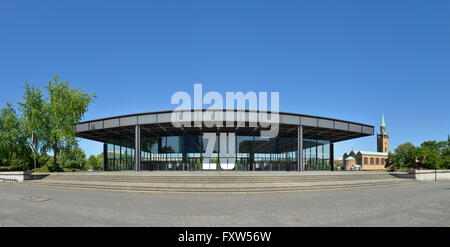 Neue Nationalgalerie, Kulturforum, Tiergarten, Mitte, Berlin, Deutschland Stockfoto