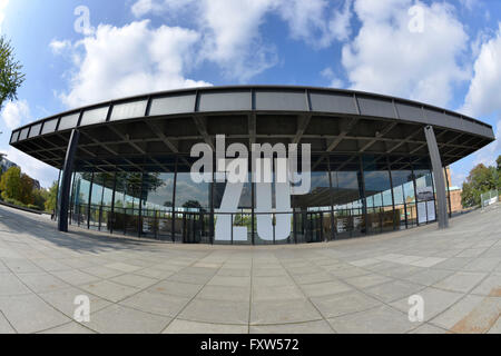 Neue Nationalgalerie, Kulturforum, Tiergarten, Mitte, Berlin, Deutschland Stockfoto