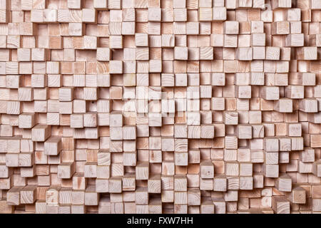Hintergrund der geometrischen Naturholz Stockfoto
