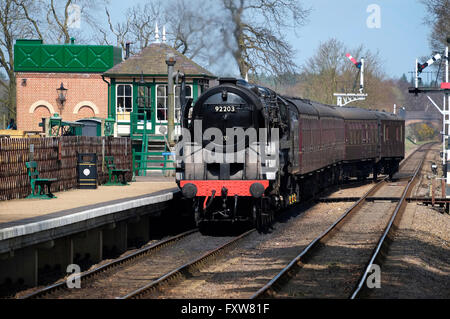 North Norfolk Dampf Bahnhof, Holt, england Stockfoto