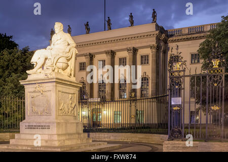 Humboldt Universität, Berlin-Mitte, Unter Den Linden, Berlin Stockfoto