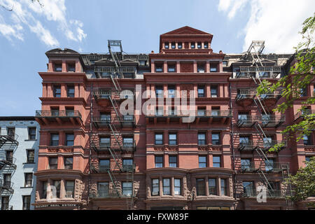 Brooklyn Heights, Gusseisen, Gebäude, Fassade, Brooklyn, New York City Stockfoto