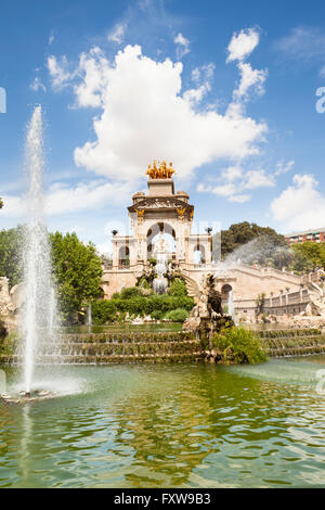 Font Monumental, Parc De La Ciutadella, Barcelona, Spanien Stockfoto