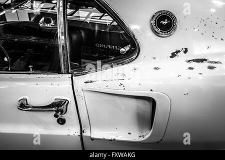 Fragment einer Hochleistungs-Ford Mustang-Variante, Boss 429, 1969. Stockfoto