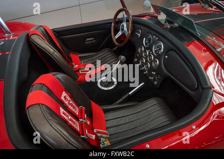 Kabine eines Sportwagens Phoenix-Cobra von klassischen Motoren Design GmbH, 1989. Stockfoto