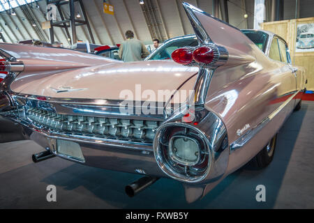 Fragment von Cadillac Coupe DeVille, 1959. Stockfoto