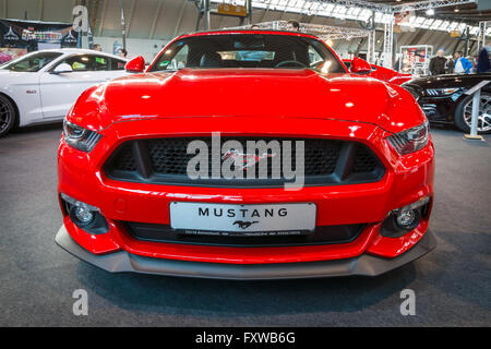 Pony Auto Ford Mustang GT Cabrio (sechste Generation), 2015 Stockfoto