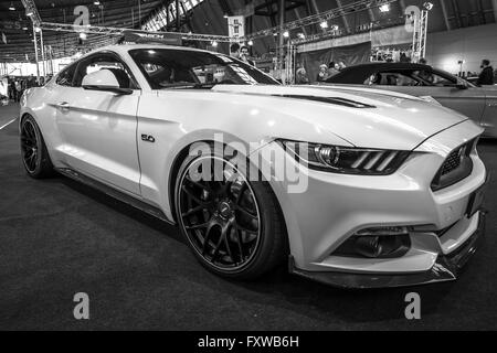 Pony Auto Ford Mustang GT Cabrio (sechste Generation), 2015 Stockfoto