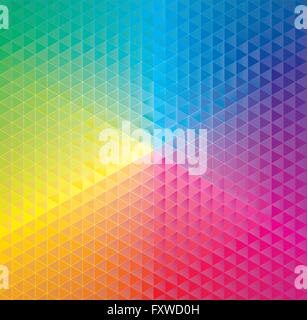 Geometrisch abstrakten farbigen Hintergrund. Stock Vektor