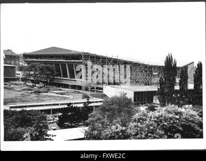 Bau der Wiener Stadthalle Stockfoto