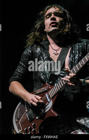 Die Dunkelheit, die live im Alexandra Palace. * Fenruary 2006 Stockfoto